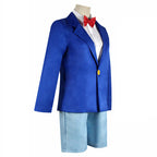 Kids Blue School Uniform Anime Case Closed Little Detective Suit for Cosplay