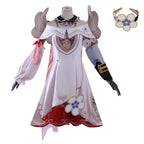 Women Tribios Costume White Cute Premium Edition Outfit and Wing for Cosplay