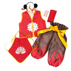 Kids Demon Child Costume Cosplay Outfit With Hair Band and Hun Tian Ling