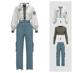 IDV Game Olet Phistia Costume Women Shirts Pants and Headphone Suit