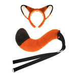 Nick Costume Fox Green Shirt Wig Tail and Headband Full Set for Cosplay Party