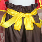 Kids Cosplay Outfit Vest Pants and Hun Tian Ling 3pcs Set for Dress Up Party