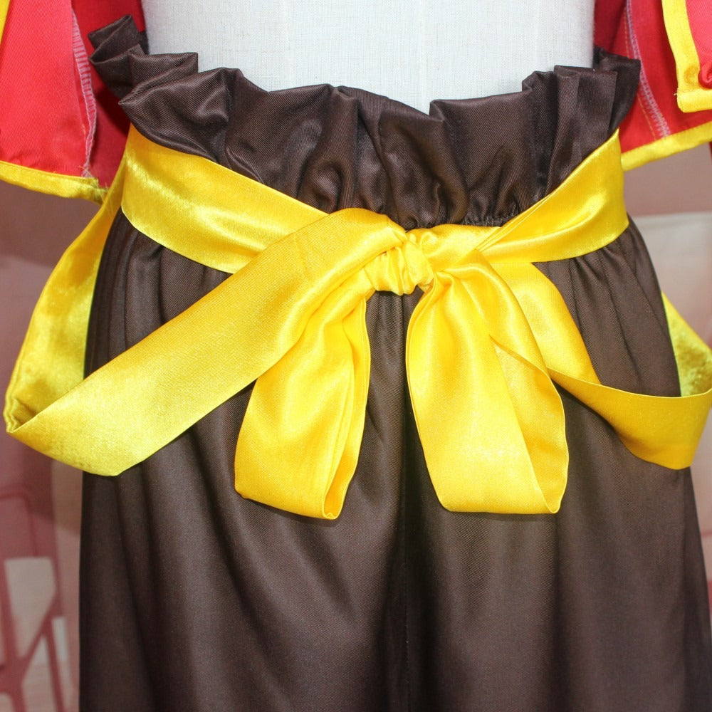 Kids Cosplay Outfit Vest Pants and Hun Tian Ling 3pcs Set for Dress Up Party