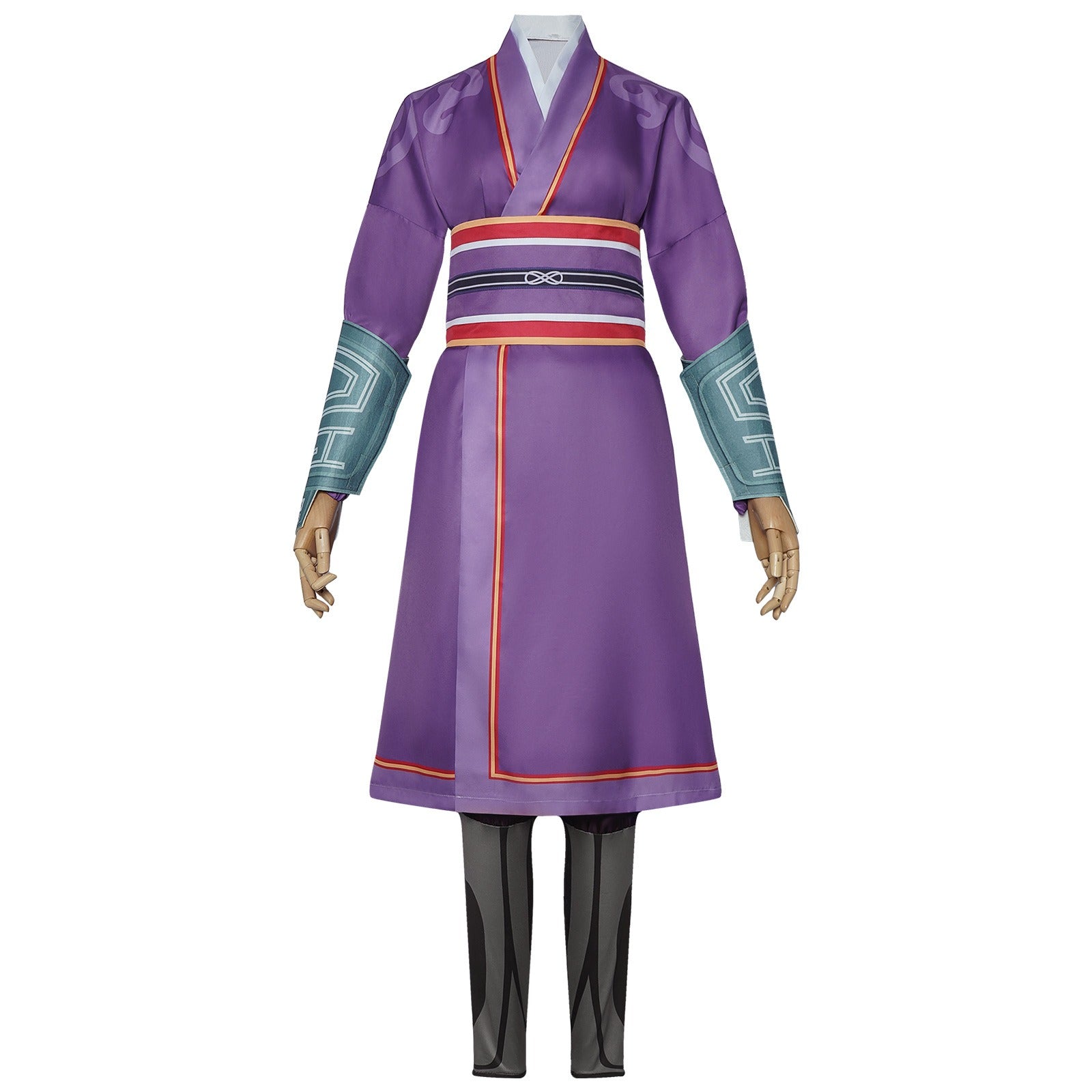 Women Lady Yin Costume Purple Cosplay Outfit for Themed Parties