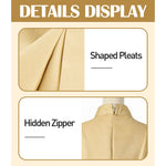 Megan Dress Kids Adults AI Robot Khaki Costume Shirt Dress and Bowknot Full Set for Halloween Carnival