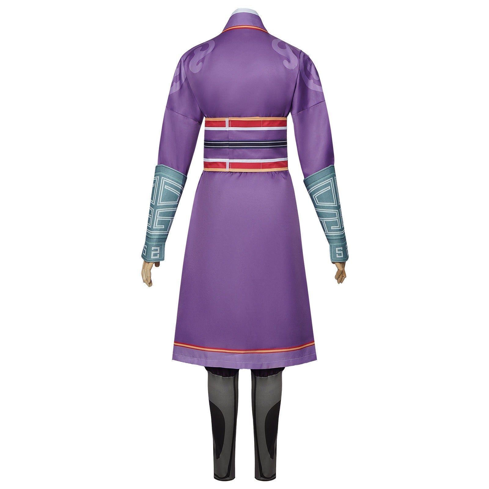 Women Lady Yin Costume Purple Cosplay Outfit for Themed Parties
