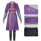 Women Lady Yin Costume Purple Cosplay Outfit for Themed Parties