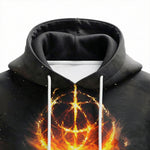 Game Player Hoodie Adult Casual Pullover Hooded Sweatshirt for Cosplay Themed Party
