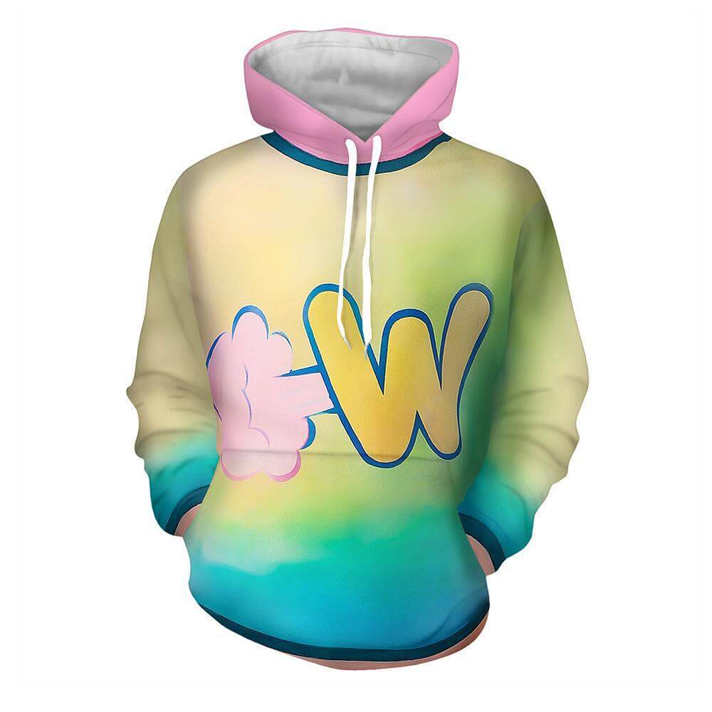 Adult Ember and Wade Hoodies Zip-up Jackets Fashion Element City Cosplay Sweatshirt