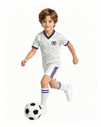 English Football Jersey Matching Dad and Son White Rose Soccer Jersey Set for 2026 Global Events
