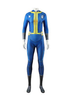 Vault Dweller Costume Vault 33 Game Player Shelter Clothes Blue Jumpsuit Lucy Norm Cosplay Suit