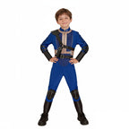 Vault 33 Suit Lucy Norm Shelter Clothes Blue Uniform Halloween Party Costume