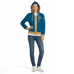 Vault 33 Costume Unisex Zip Up Hoodie Vault Dweller Sweatshirt with Plus Size for Game Player
