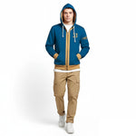 Vault 33 Costume Unisex Zip Up Hoodie Vault Dweller Sweatshirt with Plus Size for Game Player