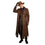 The Ghoul Costume Brown Coat Pants Hat and Accessories Full Set for Cosplay Party