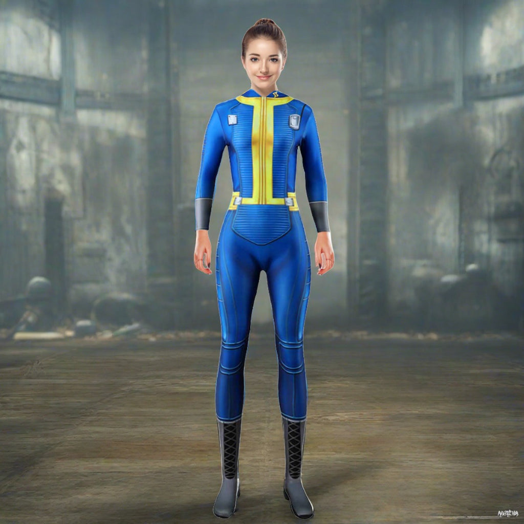 Vault 33 Jumpsuit Unisex Kids Adults Fall Out Lucy Cosplay Costume
