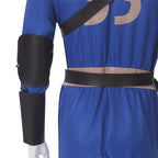 Vault 33 Suit Lucy Norm Shelter Clothes Blue Uniform Halloween Party Costume
