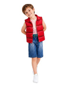 Boys Werewolf Costume Red Vest Tank Top and Shorts 3pcs Suit for Halloween Cosplay