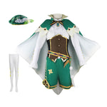 Teens and Adult Venti Cosplay Costume Venti Dress Up Full Set for Halloween Party