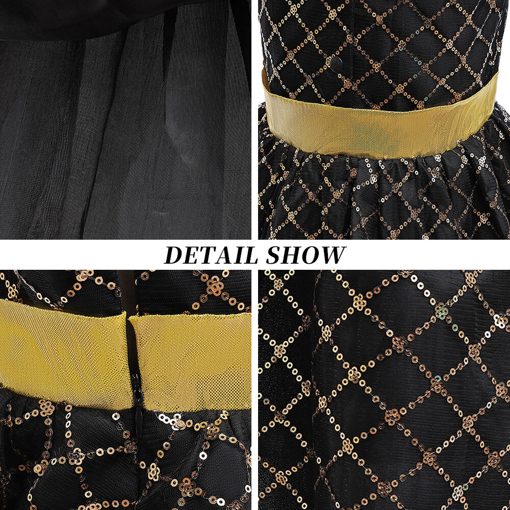 Girls Element City Cosplay Dress Ember Costume Sparkle Party Dress