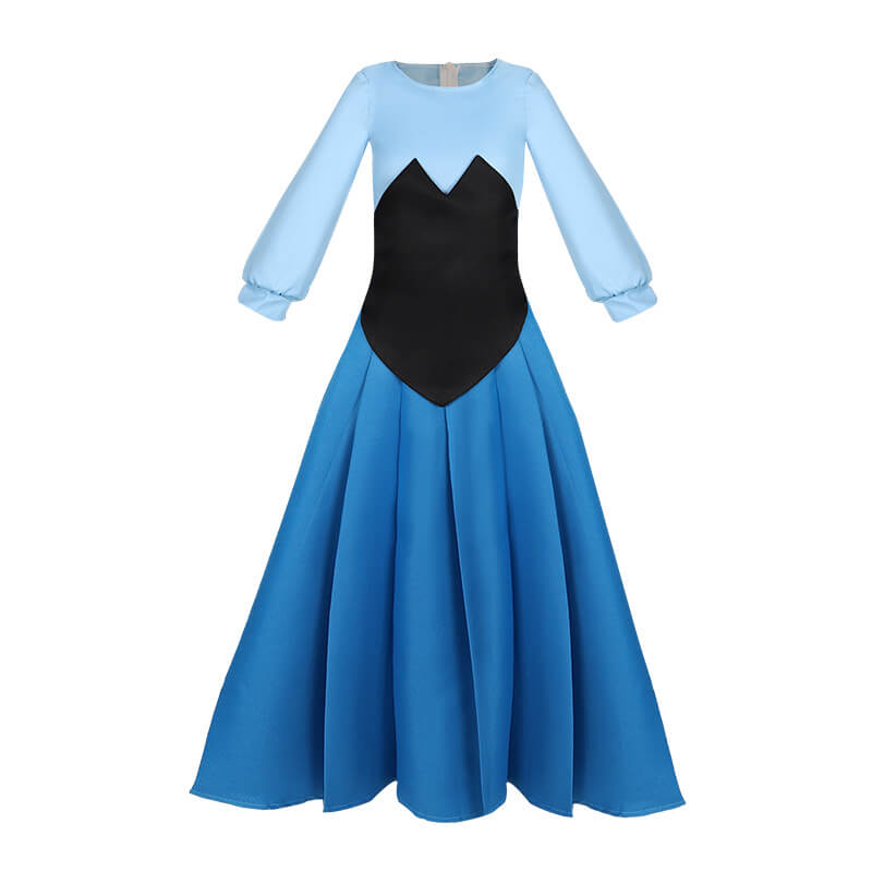 Ariel Blue Dress Princess Ariel Costume 3pcs Mother and Me Mermaid Cos Sun Baby Ariel Blue Dress Princess Ariel Costume 3pcs Mother and Me Mermaid Cos Sun Baby