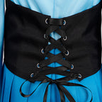Ariel Blue Dress Princess Ariel Costume 3pcs Mother and Me Mermaid Costume for Kids Adult Halloween Cosplay
