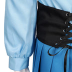 Ariel Blue Dress Princess Ariel Costume 3pcs Mother and Me Mermaid Costume for Kids Adult Halloween Cosplay