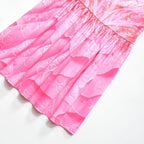 Kids Glinda Pink Dress and Bag The Good Witch Cosplay Outfit for Dress Up Party