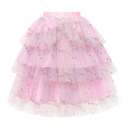 Girls Glinda Costume Pink Glinda Cosplay Outfit Sequins Party Dress Up
