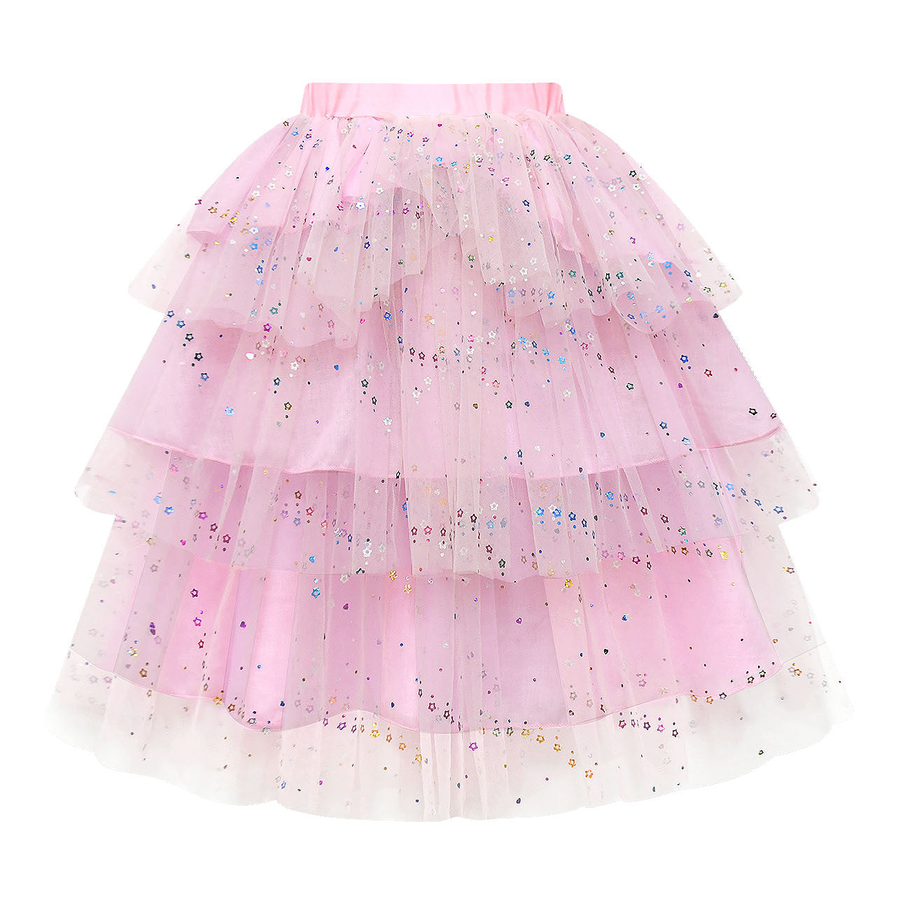 Girls Glinda Costume Pink Glinda Cosplay Outfit Sequins Party Dress Up