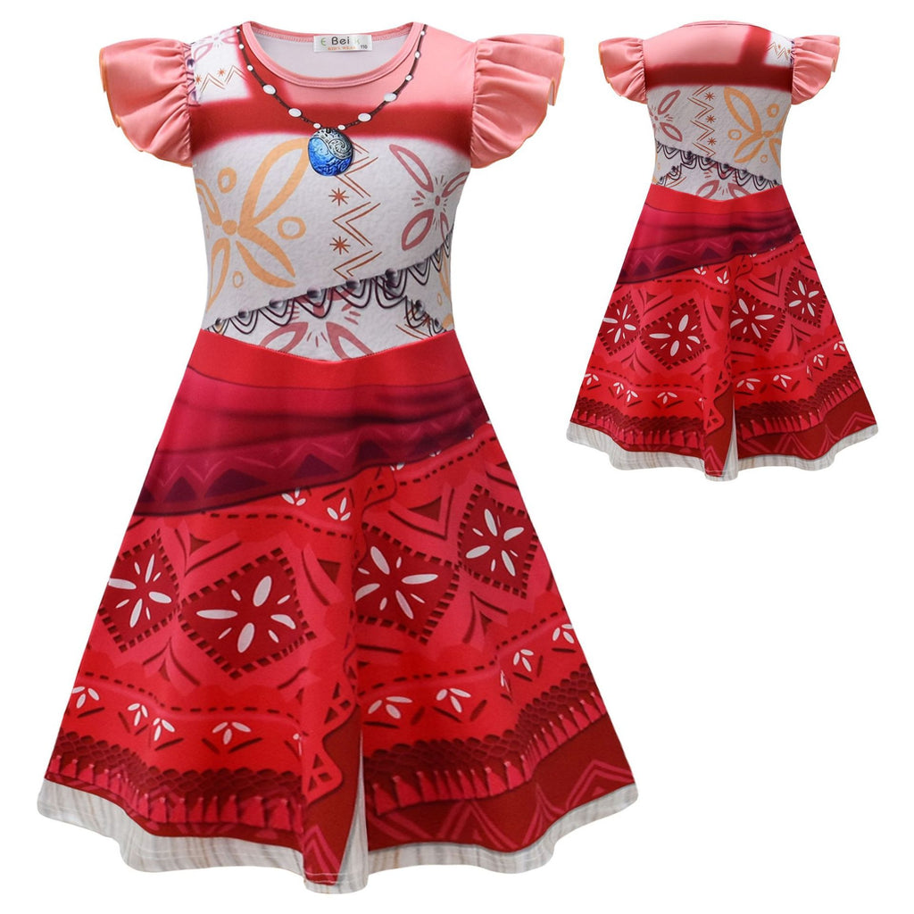 Kids Sea Princess Dress Halloween Costume Ocean Theme Party Cosplay Dress