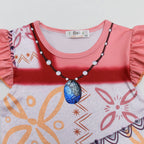 Kids Sea Princess Dress Halloween Costume Ocean Theme Party Cosplay Dress