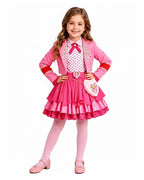 Pink Princess Dress Movie 5 Blazer Shirt Skirt Bag and Accessories for Girls Women Cosplay