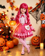 Pink Princess Dress Movie 5 Blazer Shirt Skirt Bag and Accessories for Girls Women Cosplay