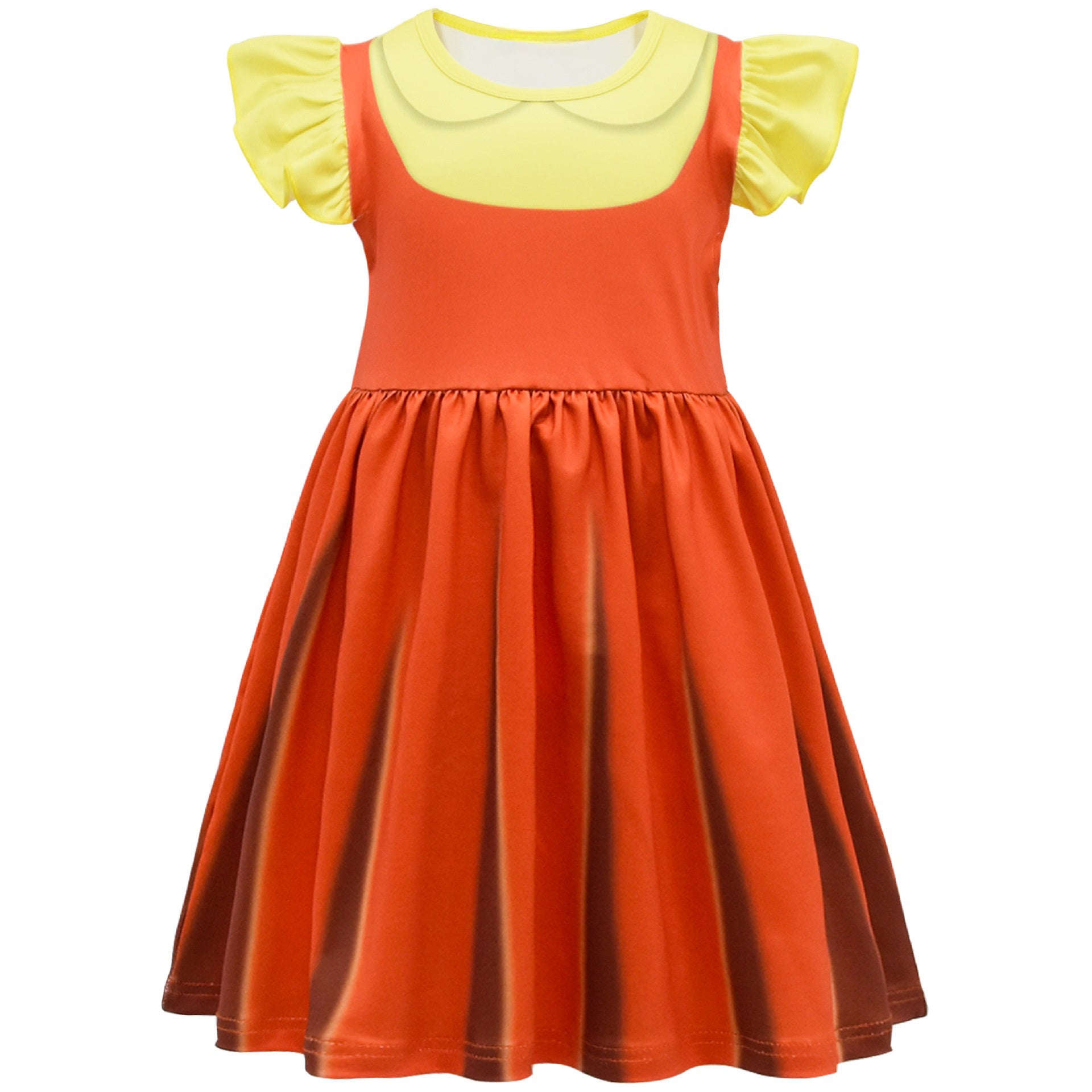 Girls Doll Costume Game 2 Kids Doll Dress and Mask for Party Cosplay