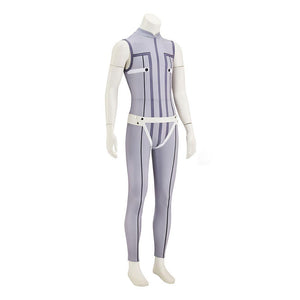 Mens Go! Go! Loser Ranger Outfit Gray Sakurama Hibiki Cosplay Soldier Costume