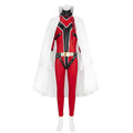 Adult Red Keeper Costume Go Go Loser Ranger Uniform and Cloak 2pcs Suit