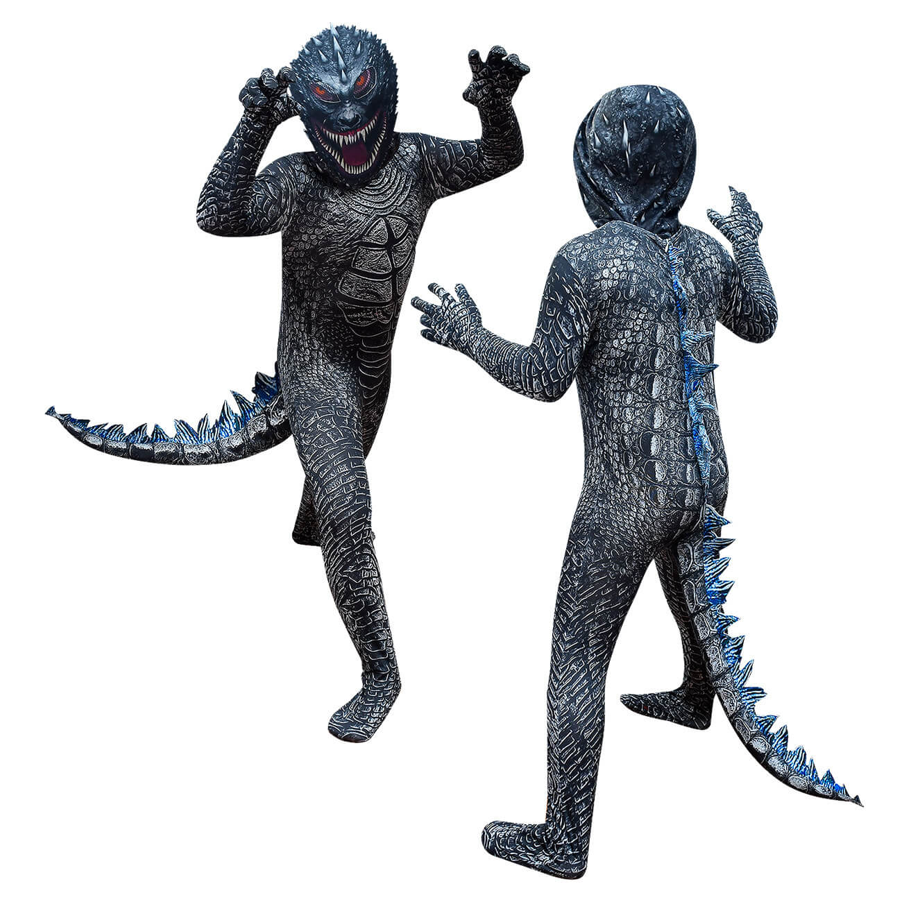 Monster Gorilla Costume Kids Gorilla Cosplay Outfit with Helmet Boys Girls Monster Suit