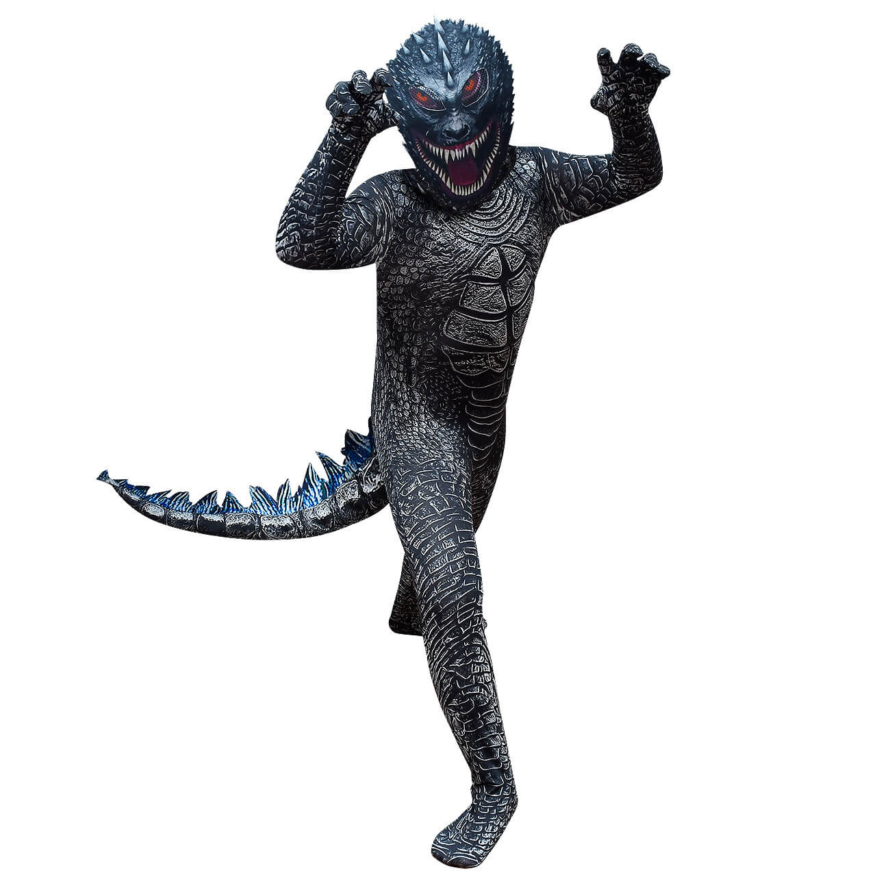 Monster Gorilla Costume Kids Gorilla Cosplay Outfit with Helmet Boys Girls Monster Suit