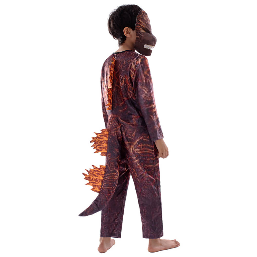 Boys Girls Gorilla Costume The King of Monster Jumpsuit and Mask Suit for Cosplay