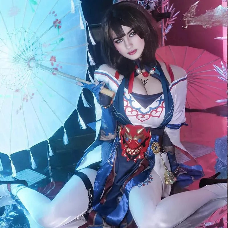 Adult Xueyi Costume Game Cosplay Outfit Sexy Dress Up Suit for Halloween
