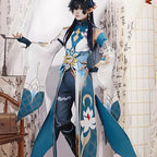 Mens Danheng Costume Green Cosplay Outfit for Adult Dress Up Party