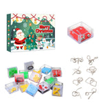 Creative Kids Advent Calendar 2025 Blind Box Fidget Spinner 24 Day Christmas Countdown Calendar Interactive Toys