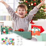 Creative Kids Advent Calendar 2025 Blind Box Fidget Spinner 24 Day Christmas Countdown Calendar Interactive Toys