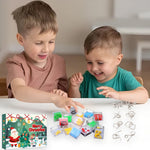Creative Kids Advent Calendar 2025 Blind Box Fidget Spinner 24 Day Christmas Countdown Calendar Interactive Toys