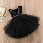 Toddler/ Baby Girls Bling Bling Sequin Tulle Flower Girl Dress Wedding Prom Birthday Party Dress