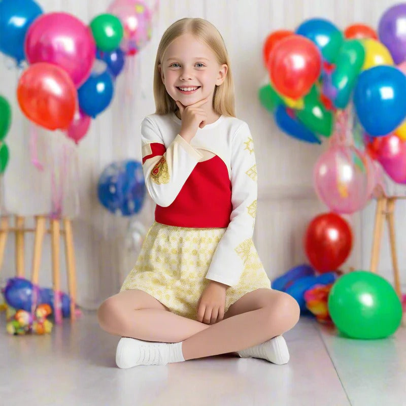 Girls Nova Costume Zombies Daywalker Vampire Shirt Skirt and Bag Full Set