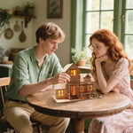 3D Wooden Puzzle Set Music Box with Light DIY Craft Kit Holiday Gifts