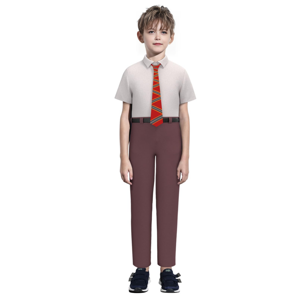 Inside Anger Outfit Kids Adults Emotion Anger T-shirt Pants and Tie Suit Out Halloween Costume