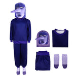 Kids Ennui Costume Emotions Boredom from Inside Cosplay Outfit Unisex Shirt and Pants Suit